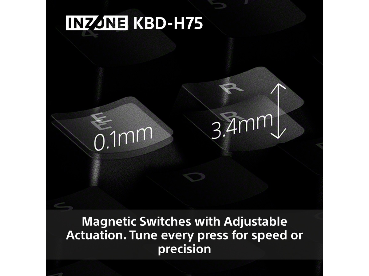 Sony INZONE KBD-H75 Gaming-tastatur 75% TKL (Nordics) Gamingtastatur