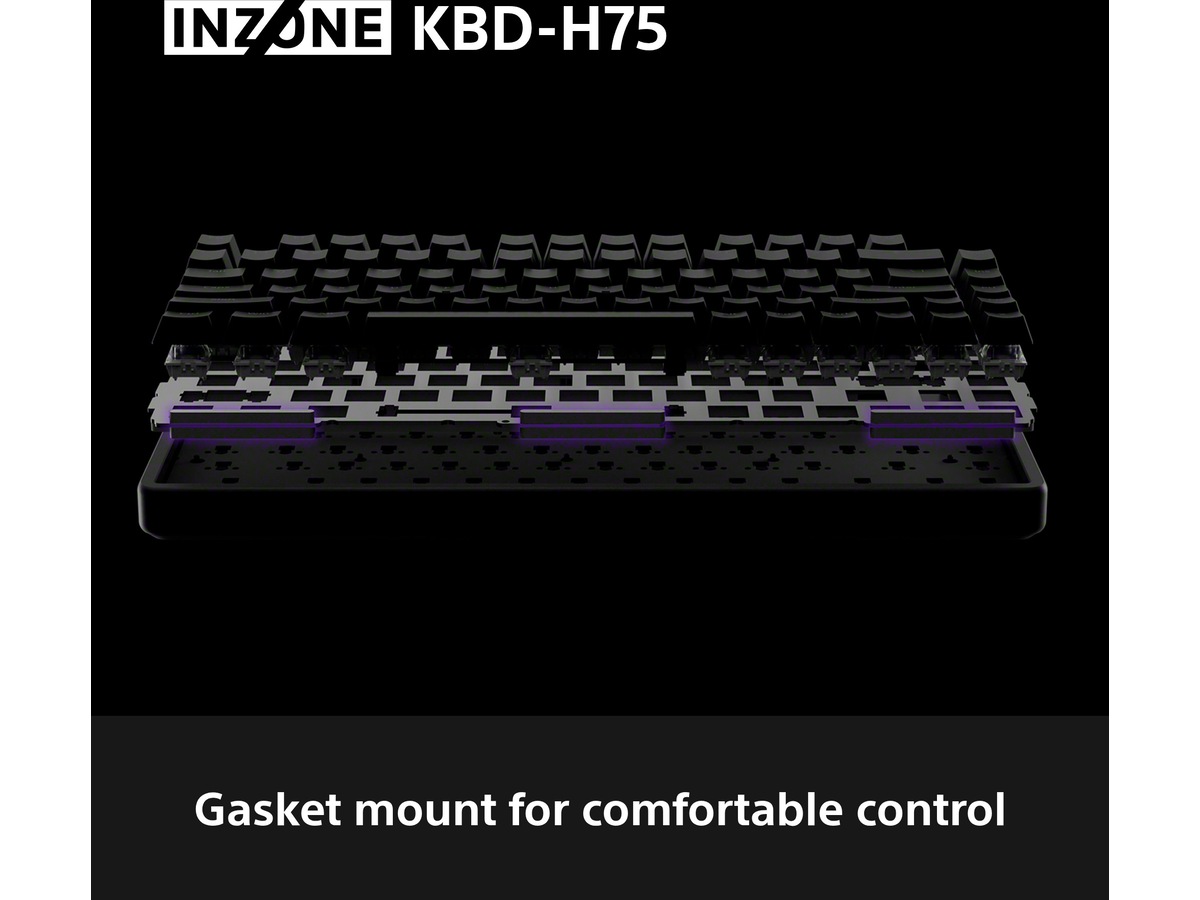 Sony INZONE KBD-H75 Gaming-tastatur 75% TKL (Nordics) Gamingtastatur