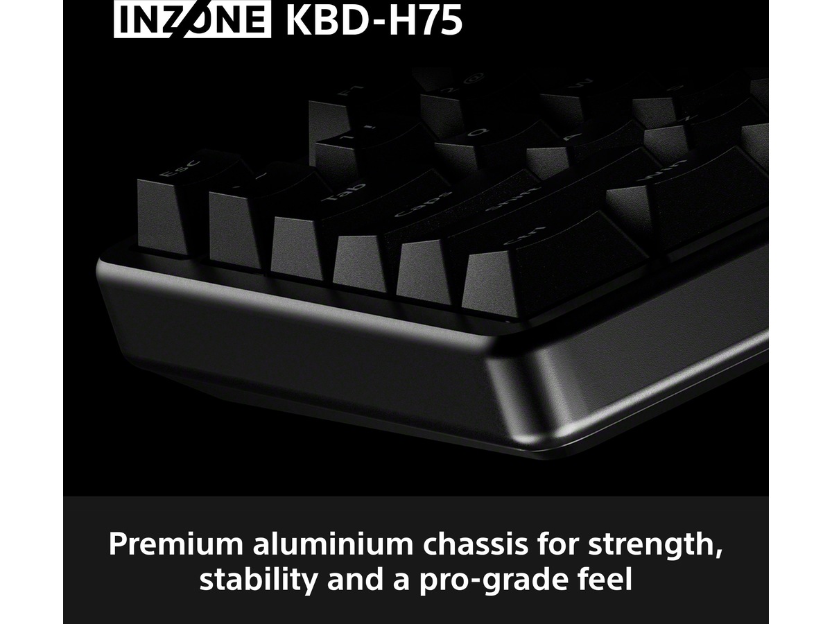 Sony INZONE KBD-H75 Gaming-tastatur 75% TKL (Nordics) Gamingtastatur