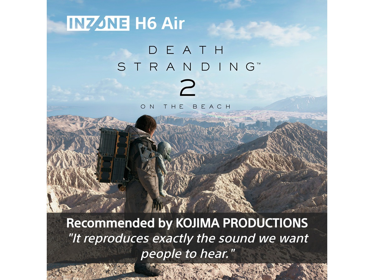 Sony INZONE H6 Air gaming headset med åpen bakside Gaming headset