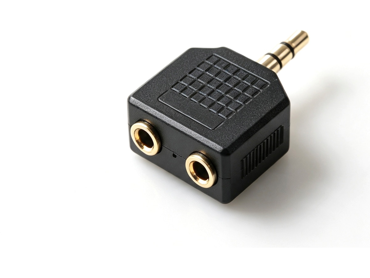 Andersson 3,5 mm hann til dobbel 3,5 mm hunn adapter Veggfeste & tilbehør lyd