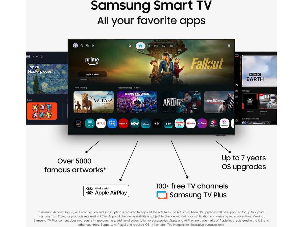 Samsung 55" The Frame QLED 4K Smart-TV (2026) 50 - 59 tommer TV