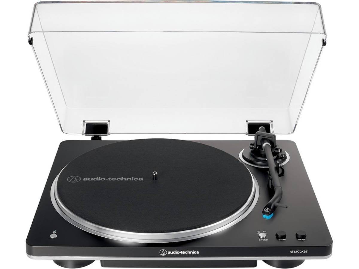 Audio-Technica AT-LP70XBTBS platespiller (sort/sølv) Platespiller