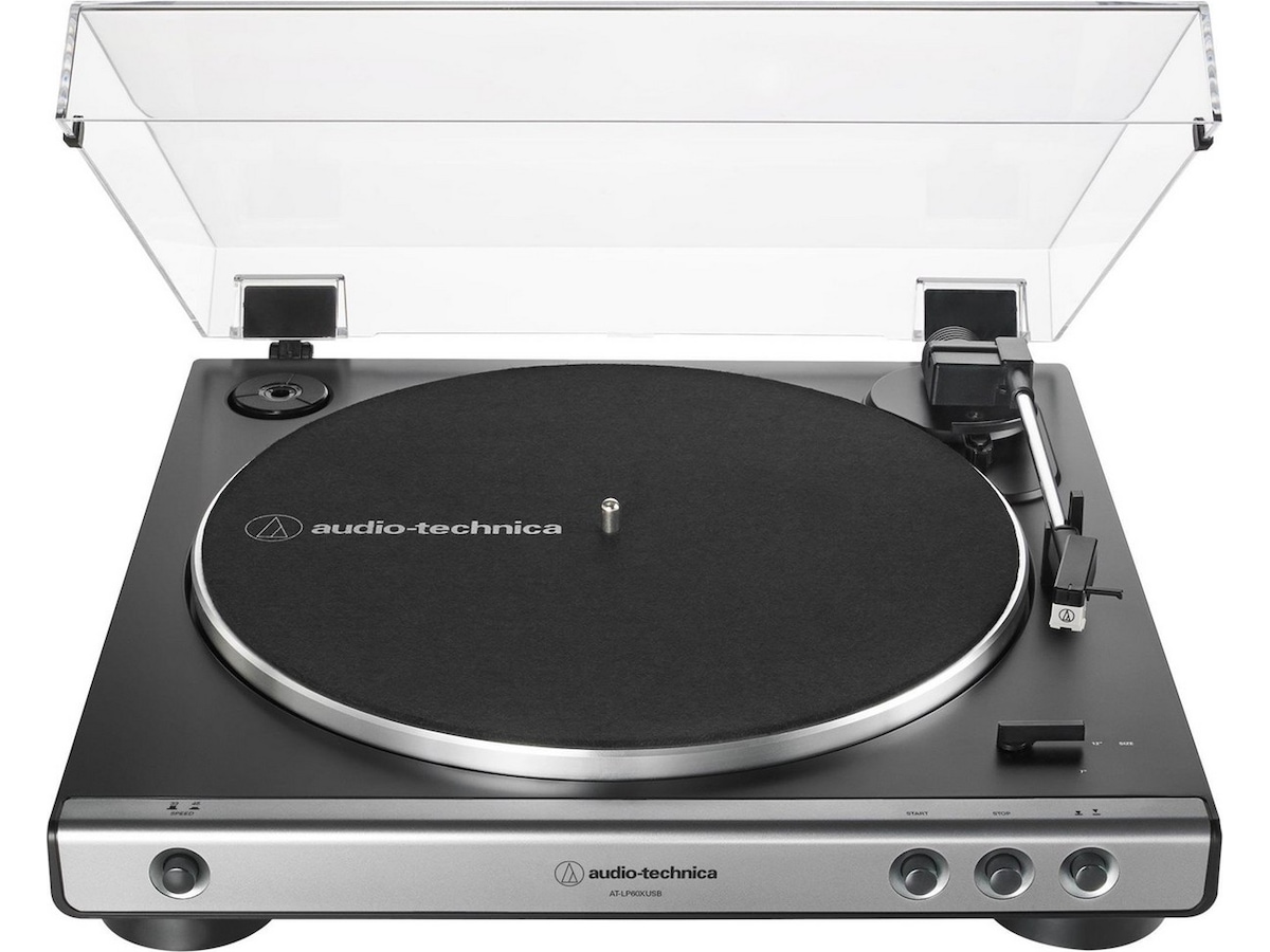 Audio-Technica AT-LP60XUSB platespiller (grå)