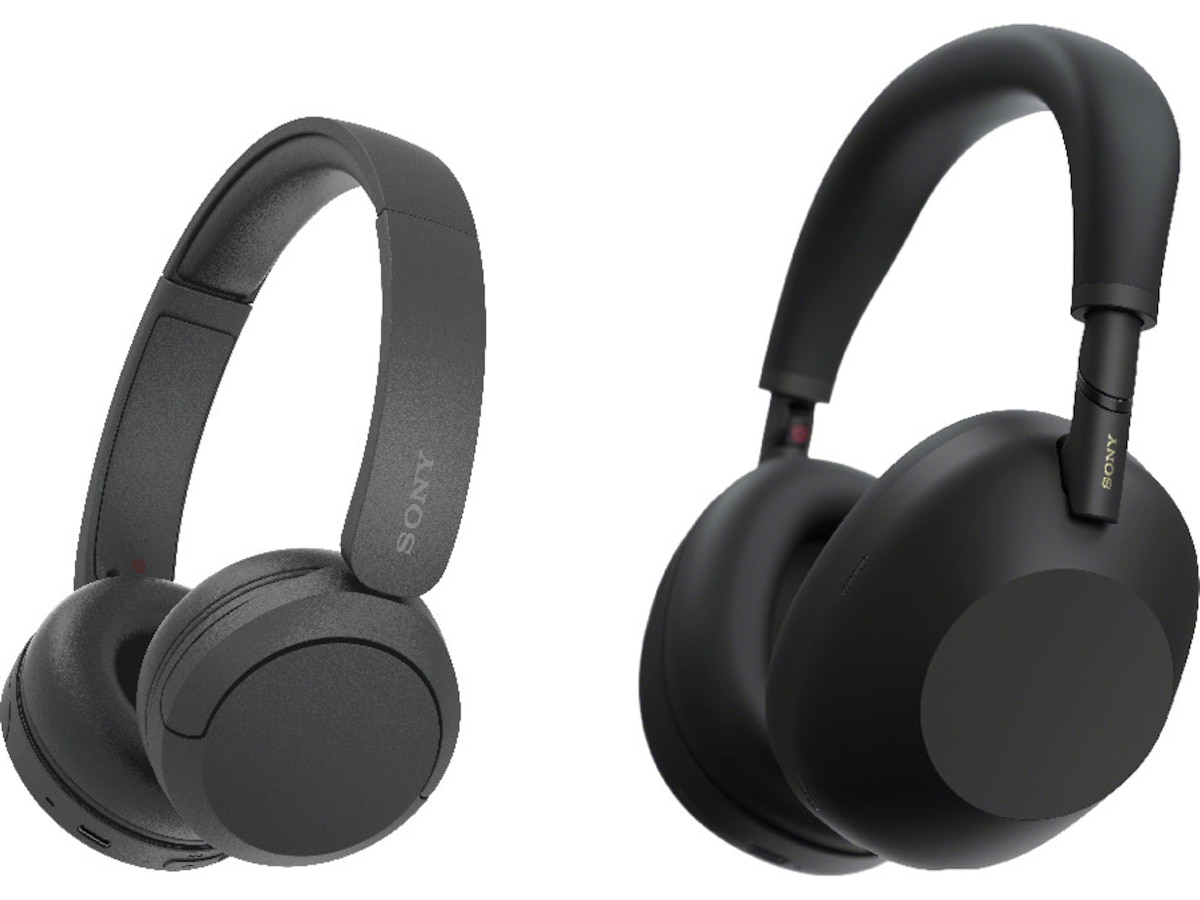 Sony WH-1000XM6 trådløse hodetelefoner, Over-Ear (sort) + Sony WH-CH520 Hodetelefoner