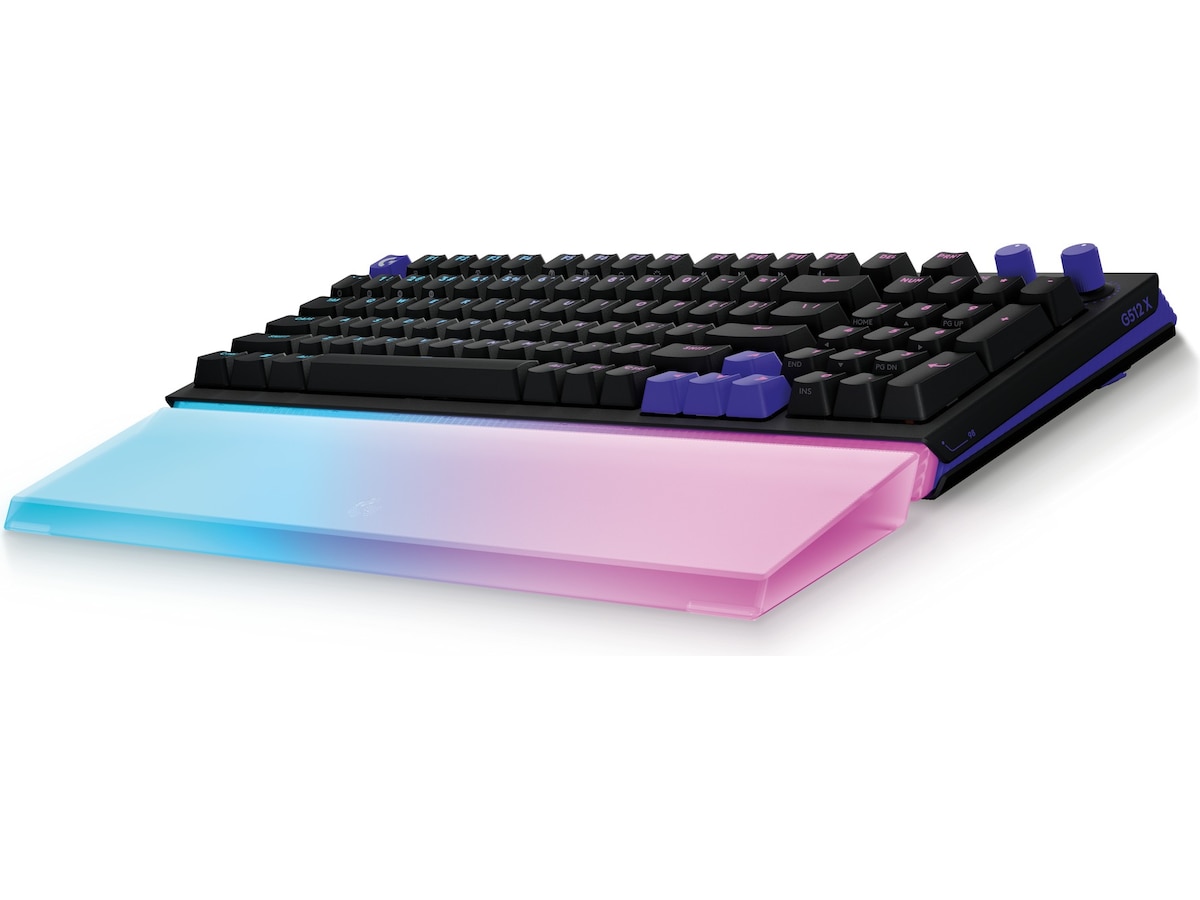 Logitech G G512 X 98 Håndstøtte Gjennomsiktig Gamingtastatur