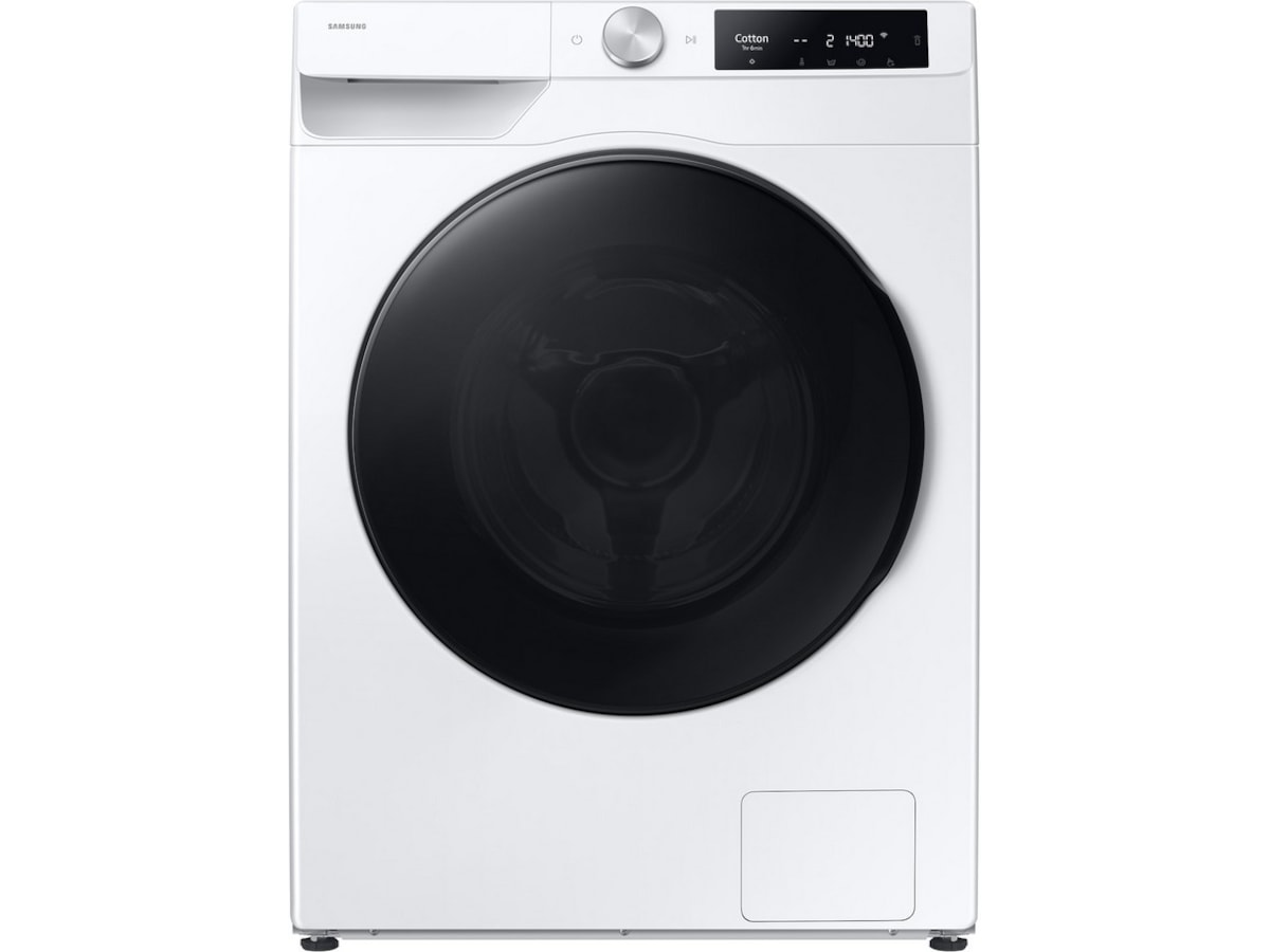 Samsung WD90DG6B85BEU3 Vask/tørk AI Wash 9 kg (hvit) Kombinert vaskemaskin og tørketrommel