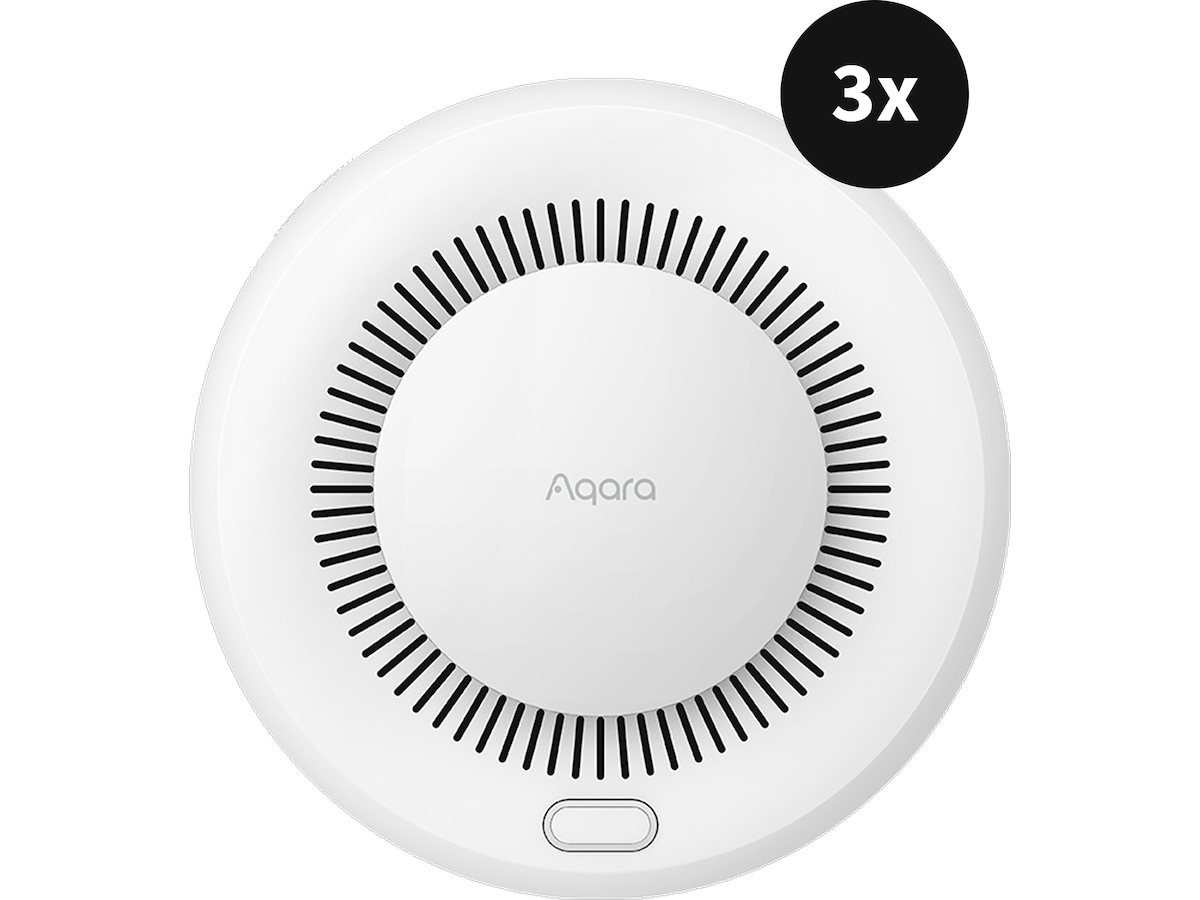 Aqara SD-S01D røykvarsler 3-pakning Røykvarslerer