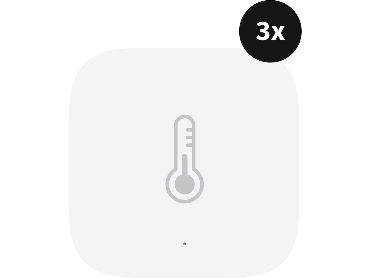 Aqara Temperatur- og fuktighetssensor T1 3-pakning Sensorer
