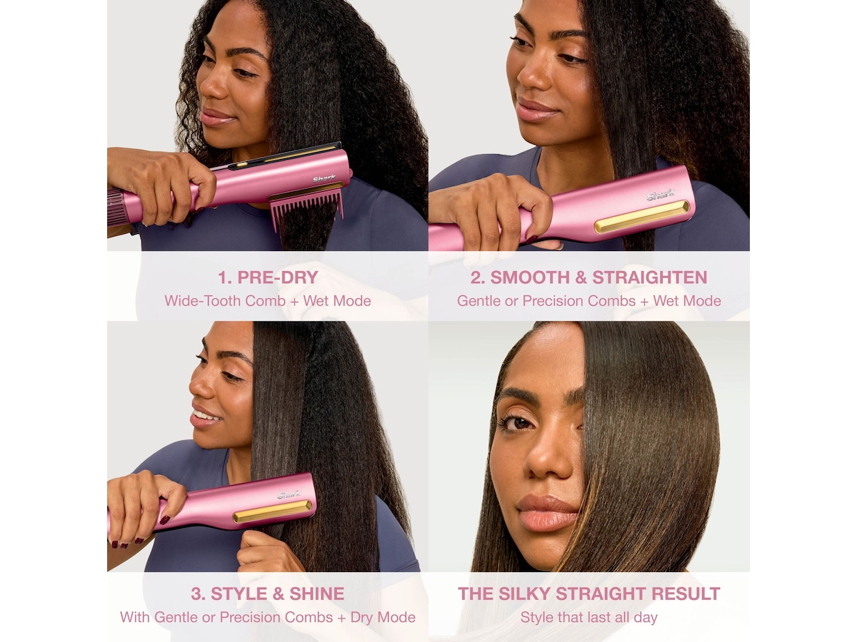 Shark Silki Pro Straight Pink HT401EUPK rettetang Hårpleie & styling