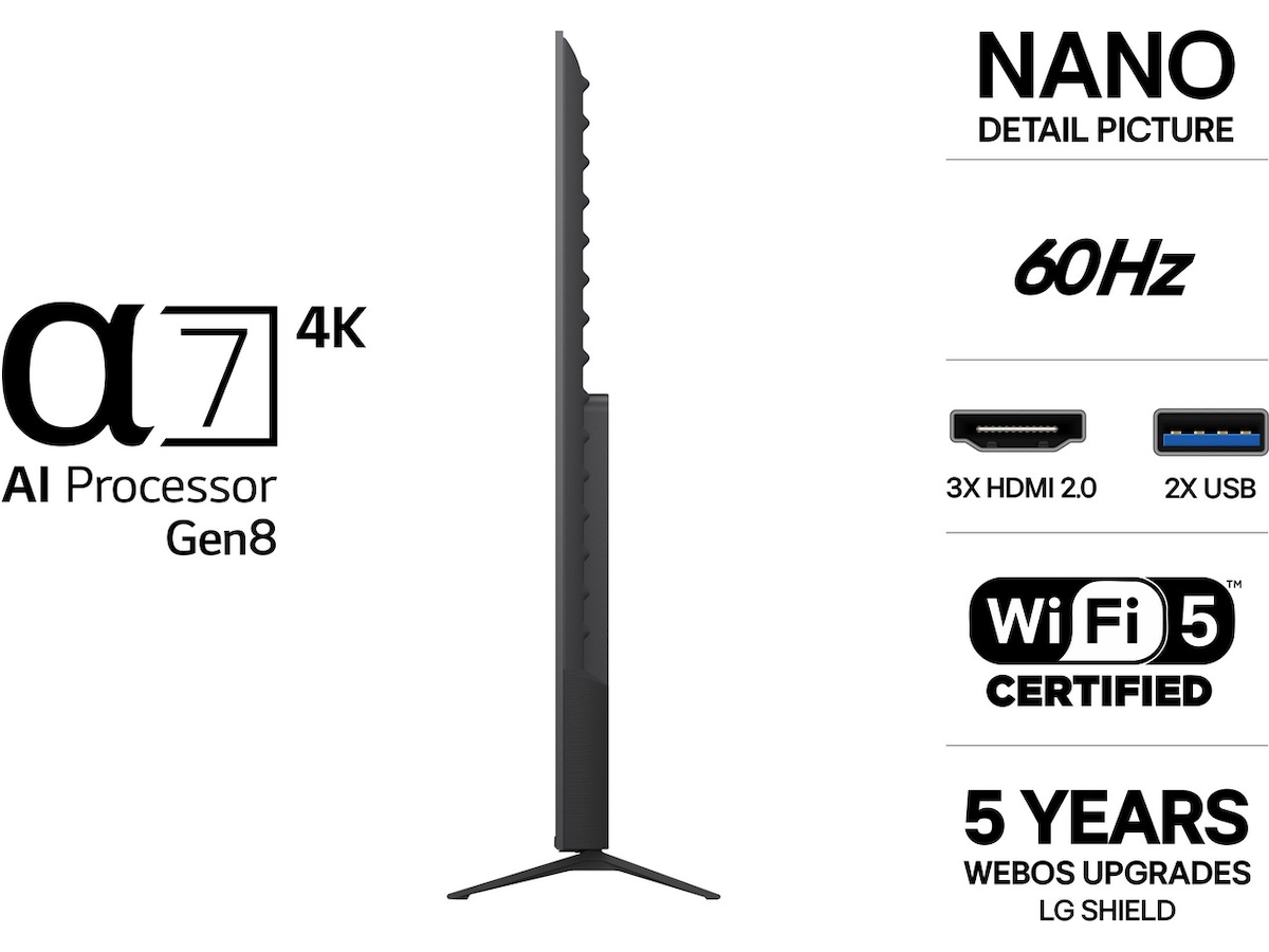 LG 85" NU90 Nano UHD Smart-TV (2026) Over 80 tommer TV