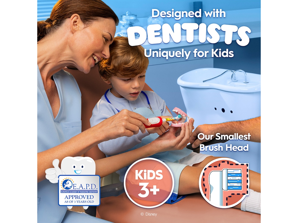 Oral-B Vitality Pro Kids 3+ Løvenes konge, Travel C Elektriske tannbørster