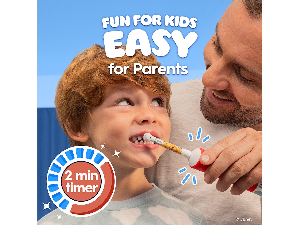 Oral-B Vitality Pro Kids 3+ Løvenes konge, Travel C Elektriske tannbørster