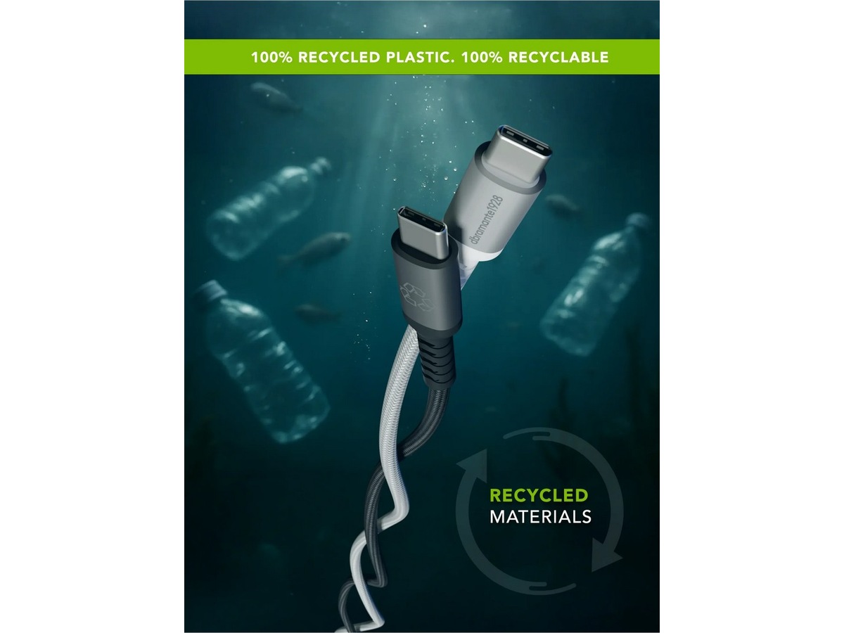 dbramante1928 Re-Charge It USB-C-kabel 2 m (hvit) USB-kabler