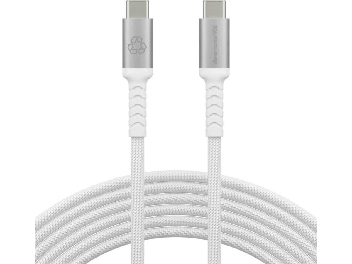 dbramante1928 Re-Charge It USB-C-kabel 3 m (hvit) USB-kabler