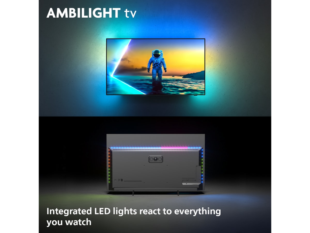 Philips 77" OLED810/12 OLED Smart Ambilight AI TV (2025) -B-Grade Demo TV/projektor