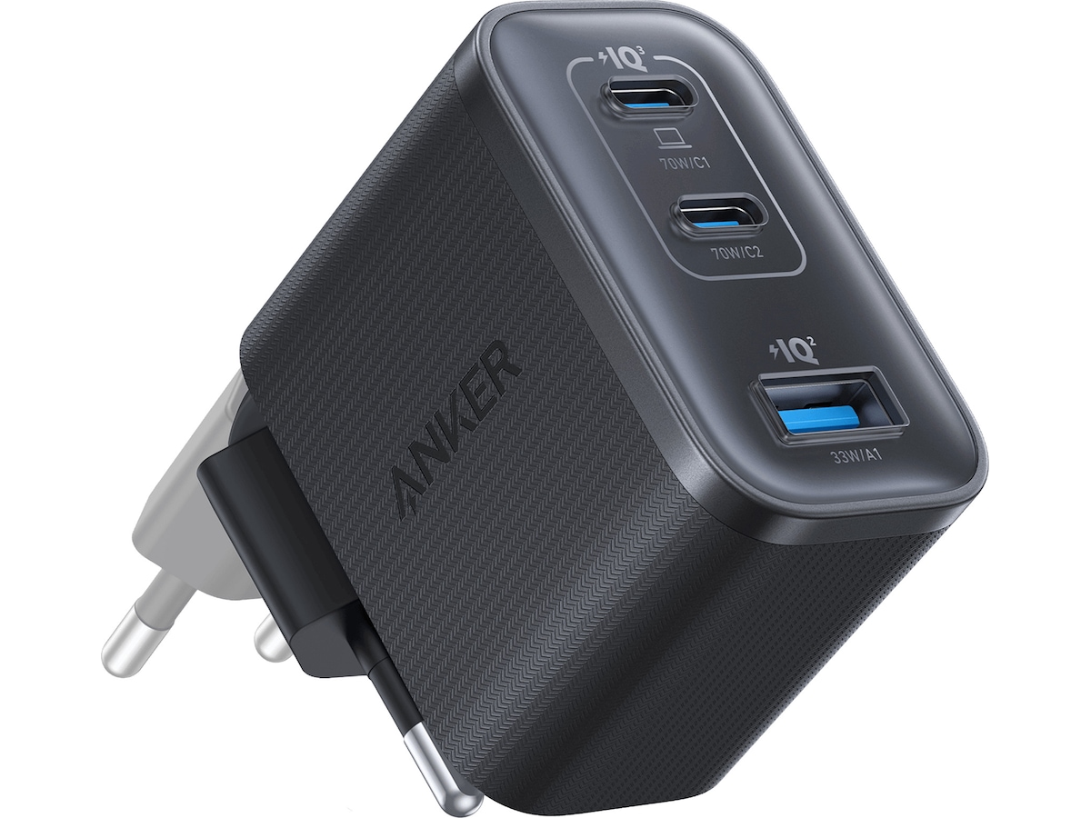 Anker Nano 70W vegglader (sort)