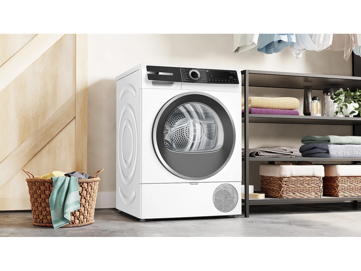 Bosch WQK2420LSN Serie 6 Tørketrommel 9 kg (hvit) Tørketrommel