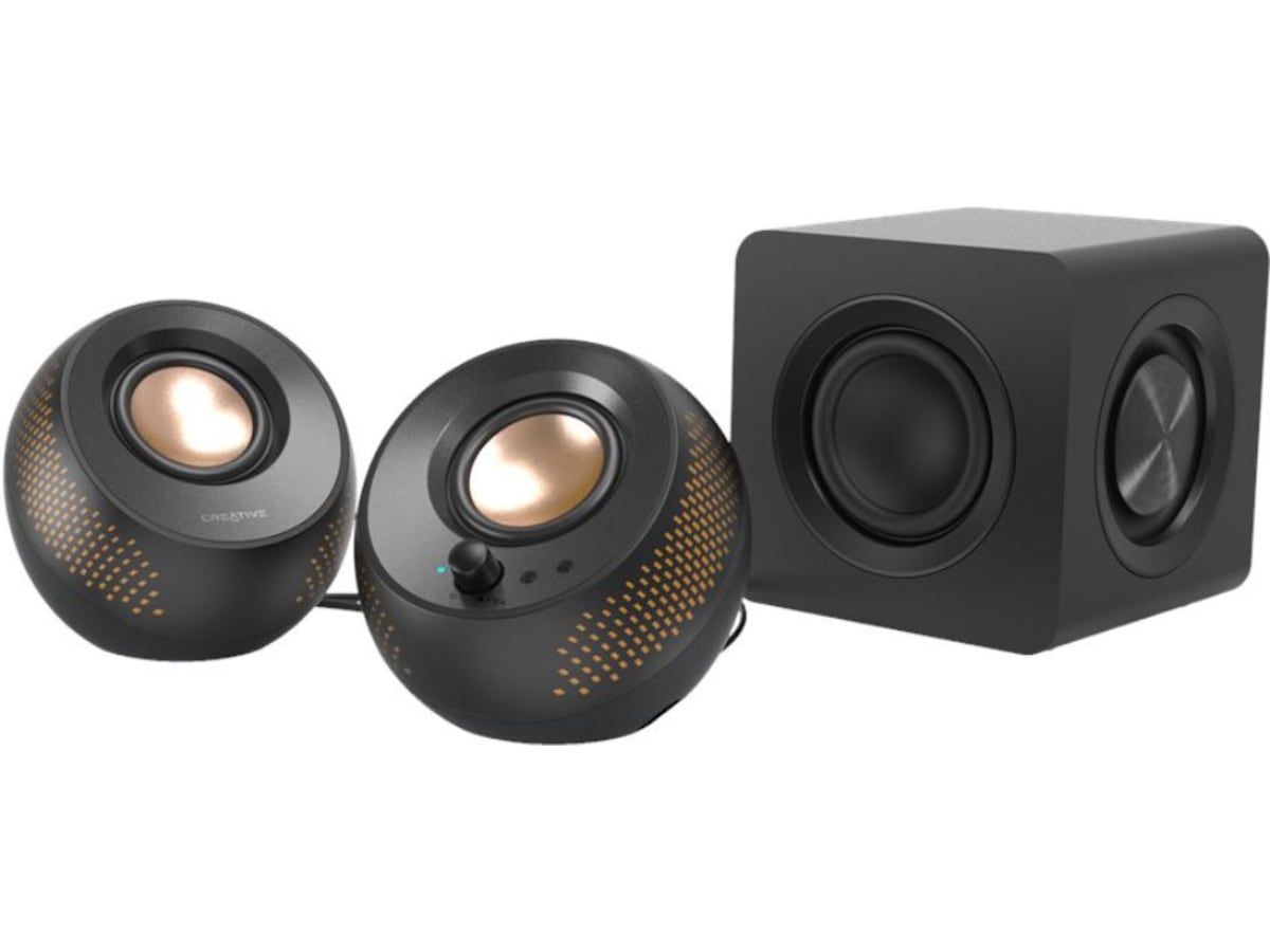 Creative Pebble X Plus PC-høyttalere 2.1 RGB Trådløs / Bluetooth-høyttaler
