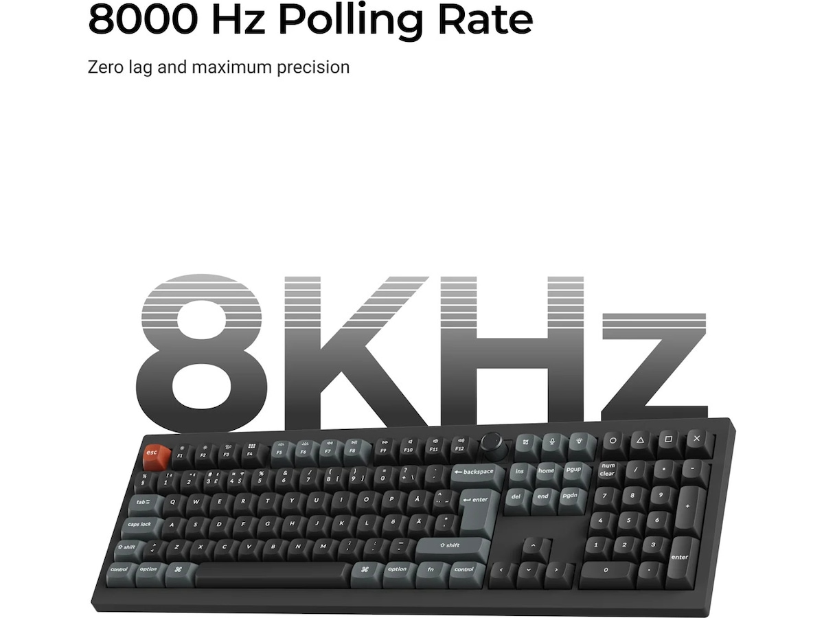 Keychron V6 Ultra 100% 8K Brown Trådløst Gamingtastatur Gamingtastatur
