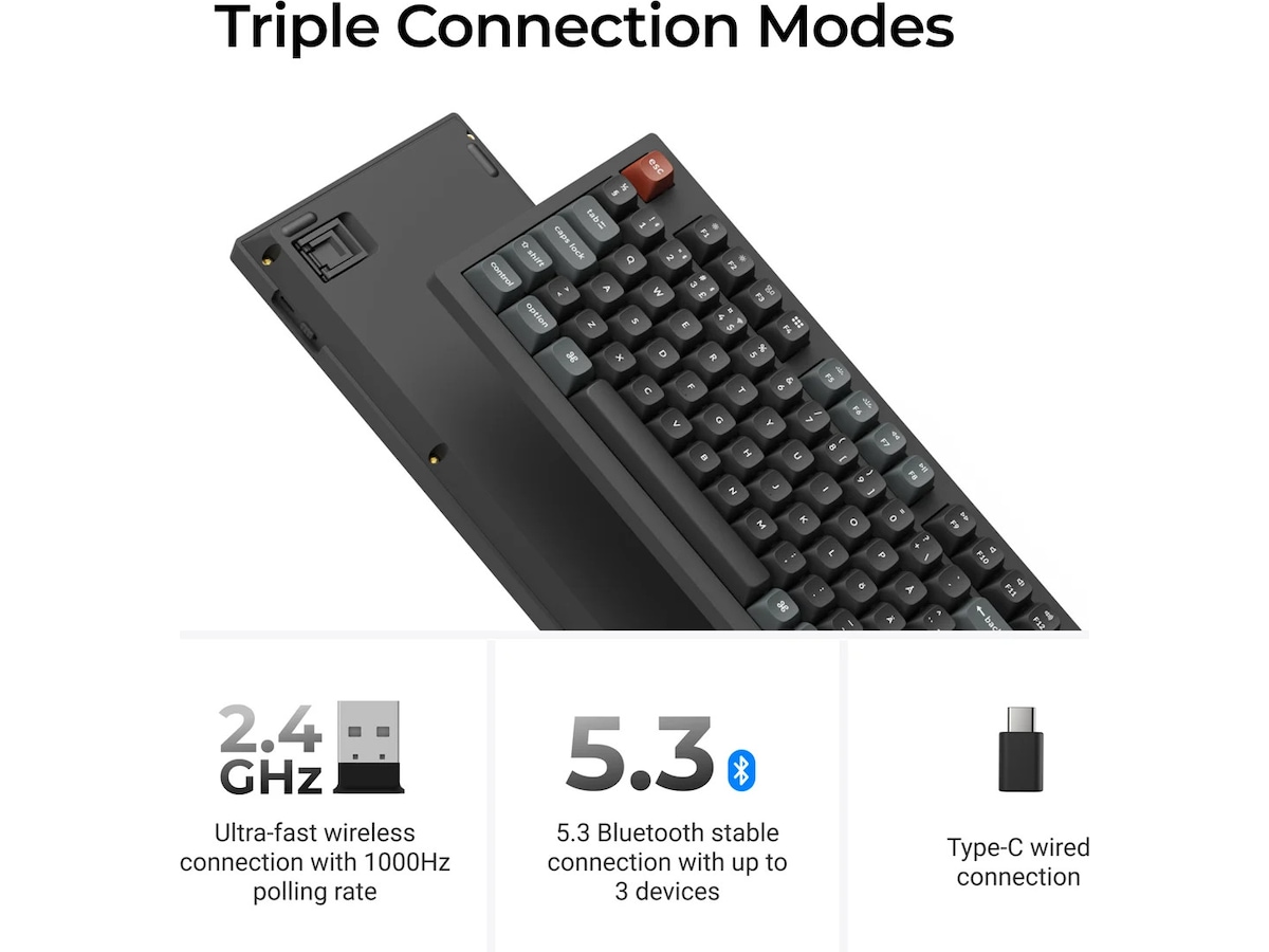 Keychron V6 Ultra 100% 8K Brown Trådløst Gamingtastatur Gamingtastatur