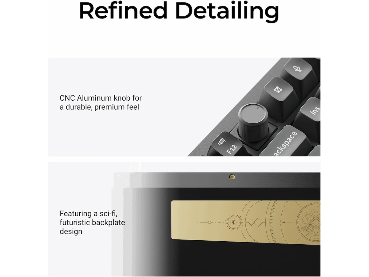 Keychron Q1 Ultra 100% 8K Red Trådløs Gamingtastatur Gamingtastatur