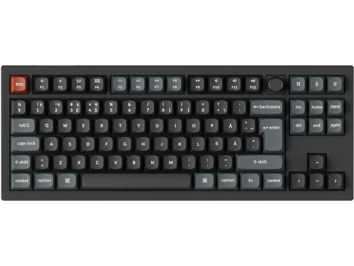 Keychron V3 Ultra 80% 8K Brown Trådløst Gamingtastatur Gamingtastatur