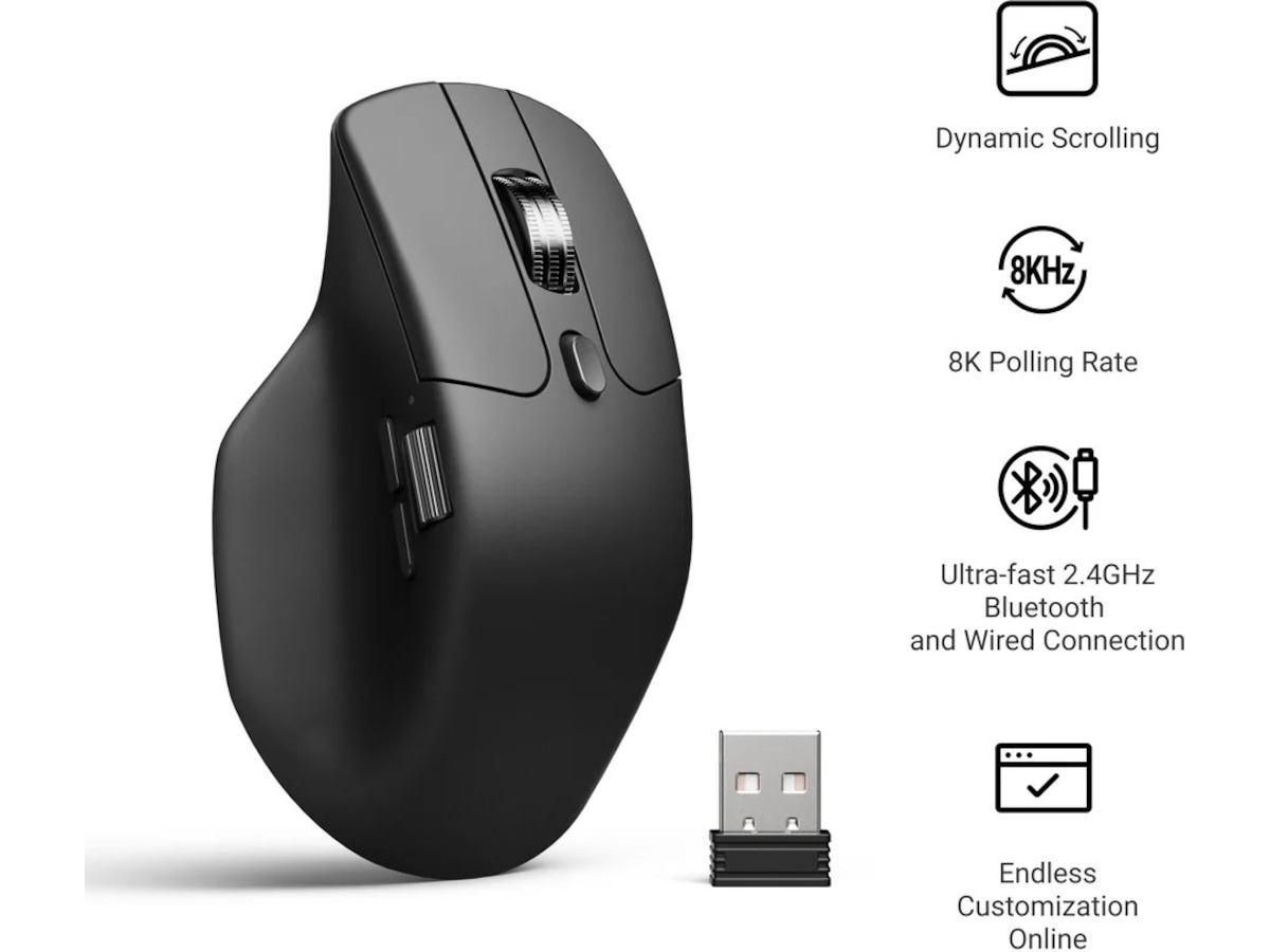 Keychron M6 Trådløs Optisk Mus Mus