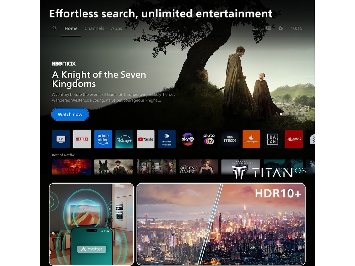 Philips 50'' PUS8001 4K Ambilight LED Smart-TV (2026) 50 - 59 tommer TV