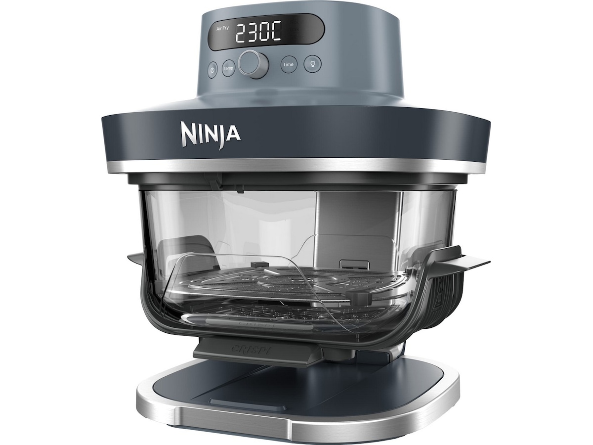 Ninja Crispi Pro AS101EU Airfryer i glass (gråblå) Airfryer