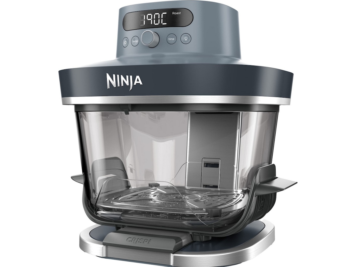 Ninja Crispi Pro AS101EU Airfryer i glass (gråblå) Airfryer
