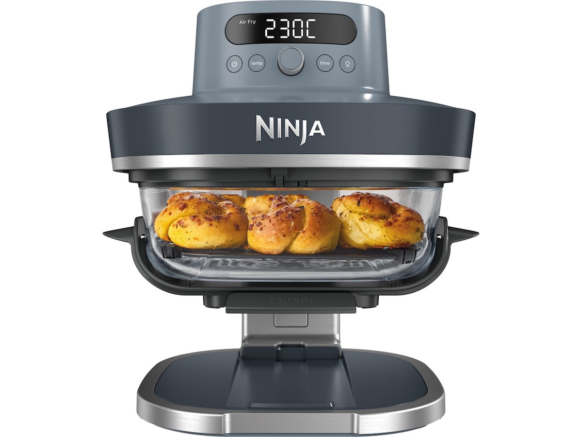 Ninja Crispi Pro AS101EU Airfryer i glass (gråblå) Airfryer