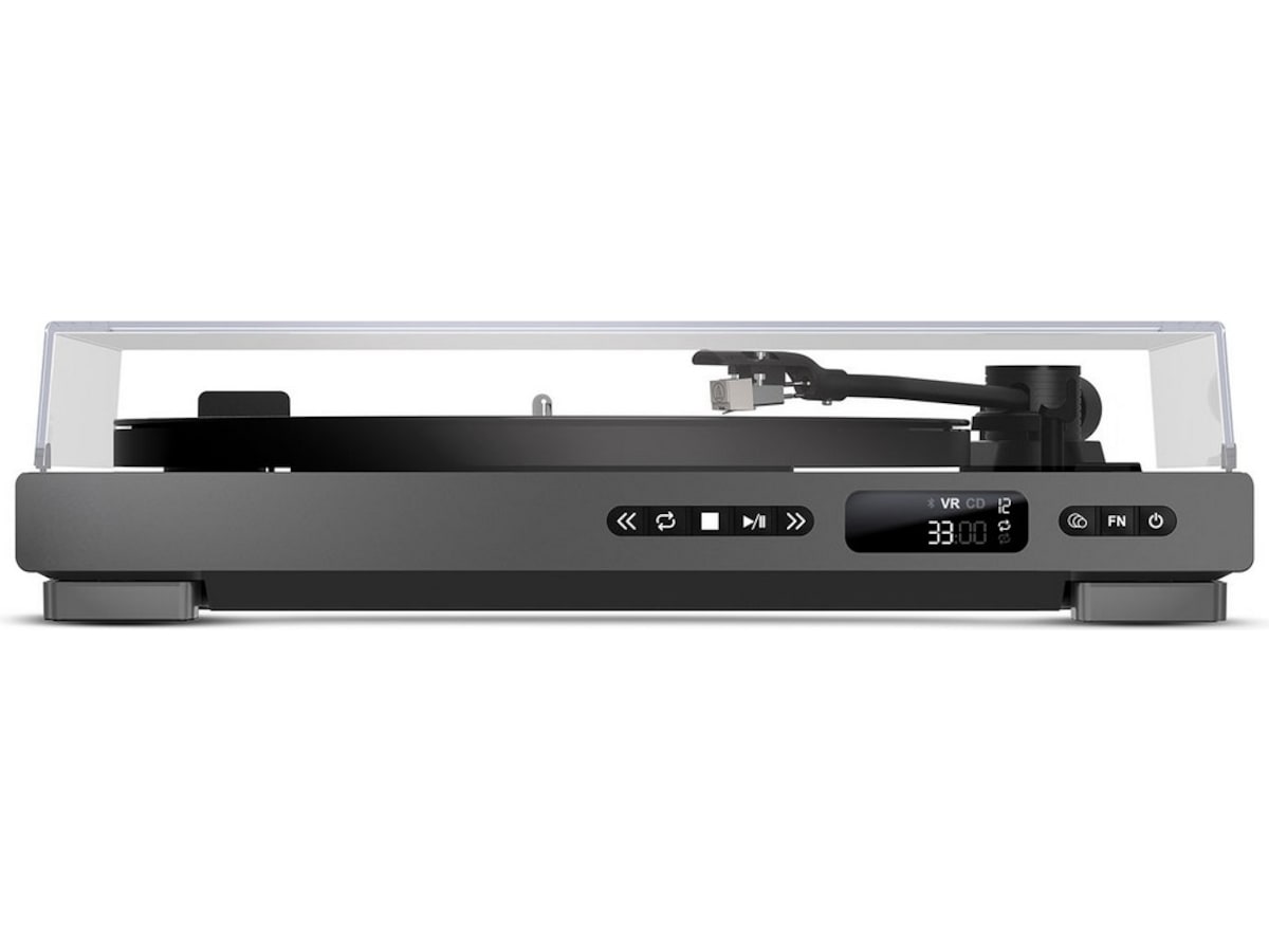 MIXX Analog Plus platespiller og CD-spiller (sort) Platespiller