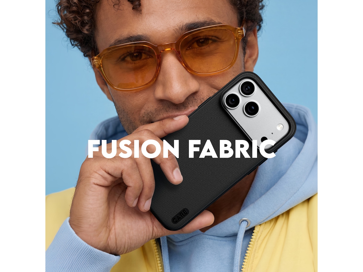 PanzerGlass CARE iPhone 17 Pro Max / 18 Pro Max Fusion Fabric deksel (sort) Deksel til mobiltelefon