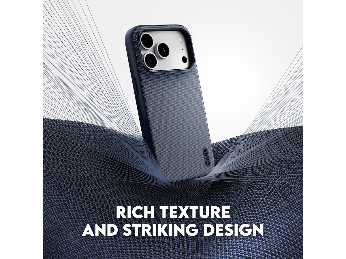 PanzerGlass CARE iPhone 17 Pro Max / 18 Pro Max Fusion Fabric deksel (sort) Deksel til mobiltelefon