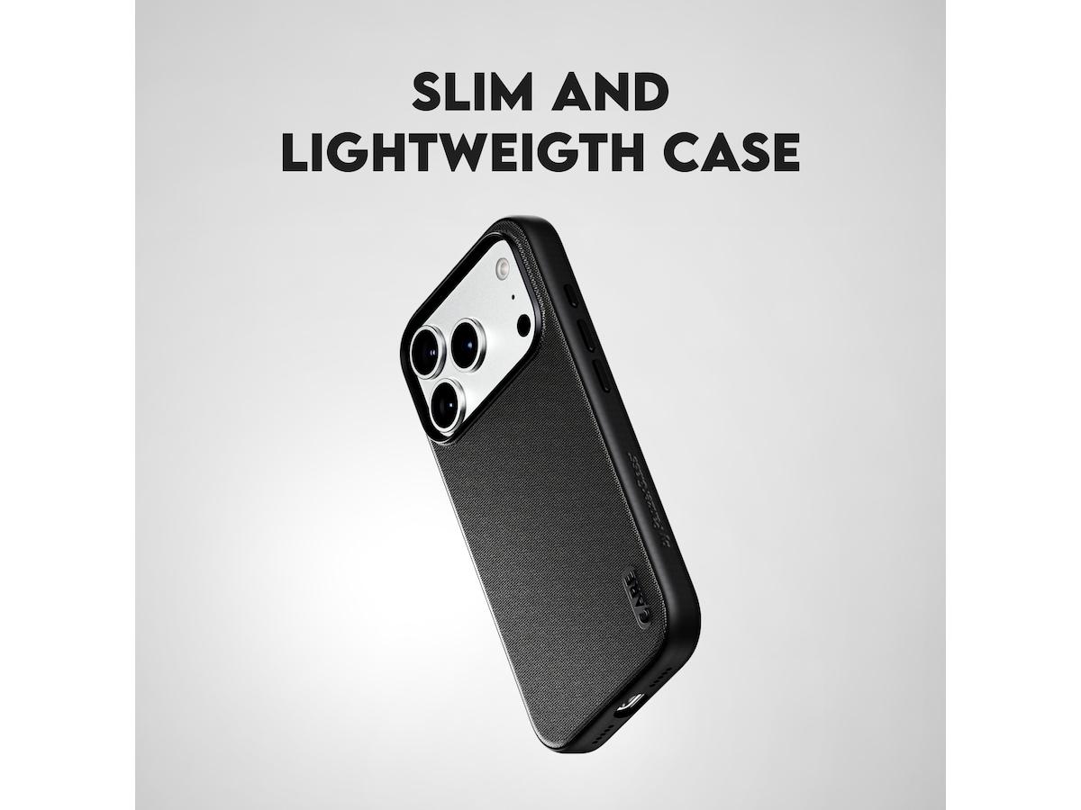 PanzerGlass CARE iPhone 17 Pro Max / 18 Pro Max Fusion Fabric deksel (sort) Deksel til mobiltelefon