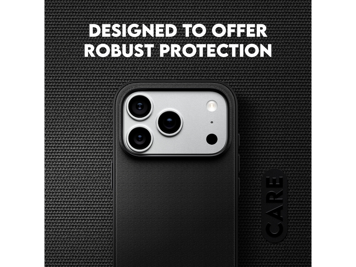PanzerGlass CARE iPhone 17 Pro Max / 18 Pro Max Fusion Fabric deksel (sort) Deksel til mobiltelefon