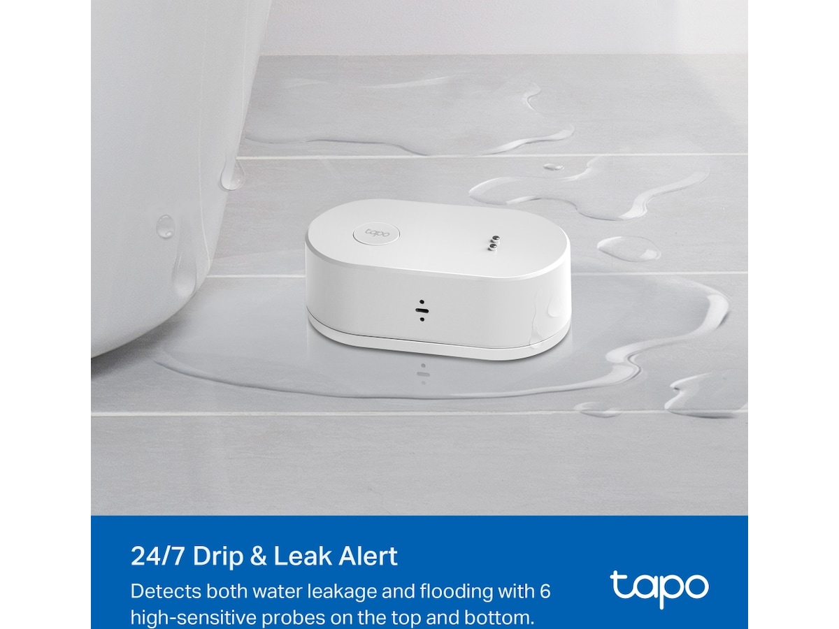 TP-Link Tapo T300 smart vannlekkasjesensor Sensorer