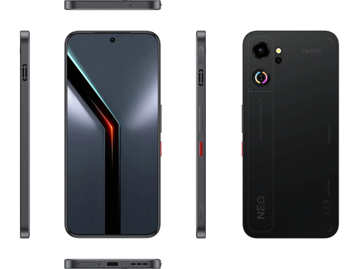 ZTE Nubia Neo 5 GT 8 256GB (sort) Mobiltelefoner