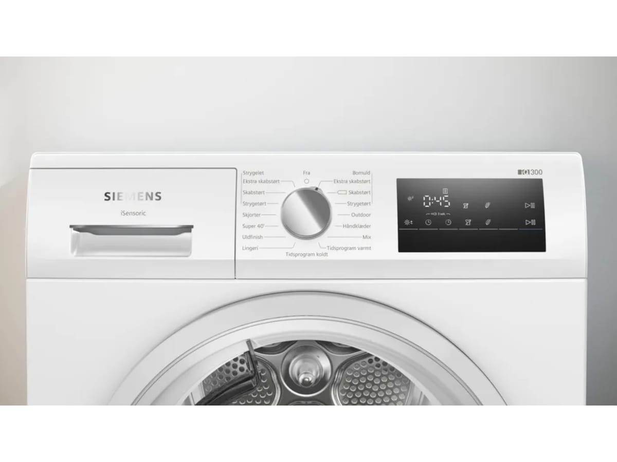 Siemens iQ300 Tørketrommel -B-Grade Demo vask & tørk