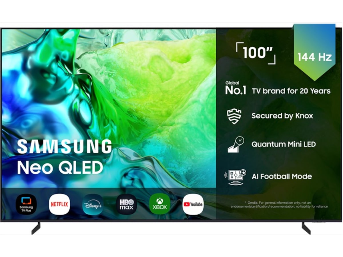 Samsung 100" QN80H Mini LED Neo QLED 4K Smart-TV (2026) Over 80 tommer TV