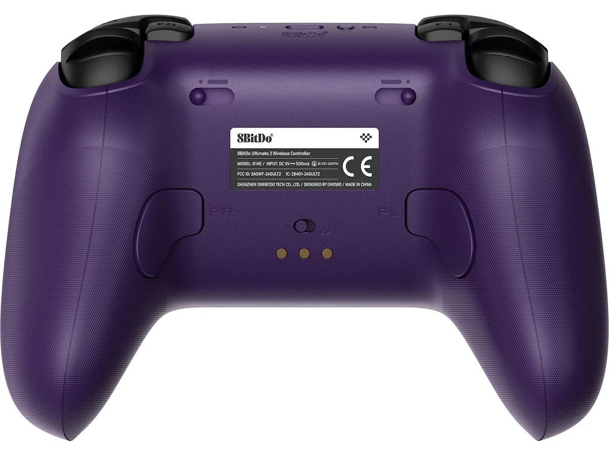 8BitDo Ultimate 2 trådløs 2.4G lilla Tilbehør