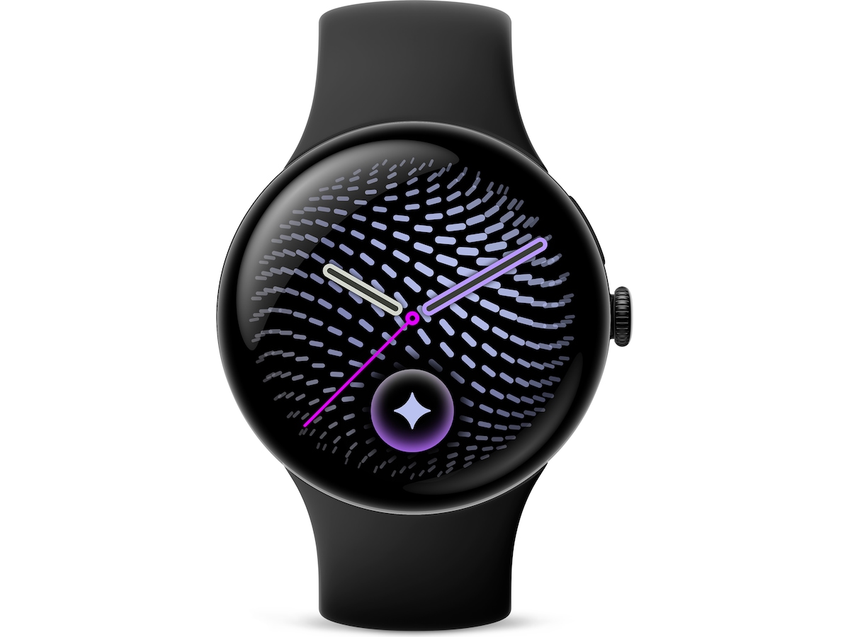 Pixel Watch 5 45mm WiFi (matt sort/obsidian) Smartklokker