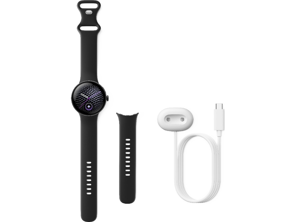 Pixel Watch 5 45mm WiFi (matt sort/obsidian) Smartklokker