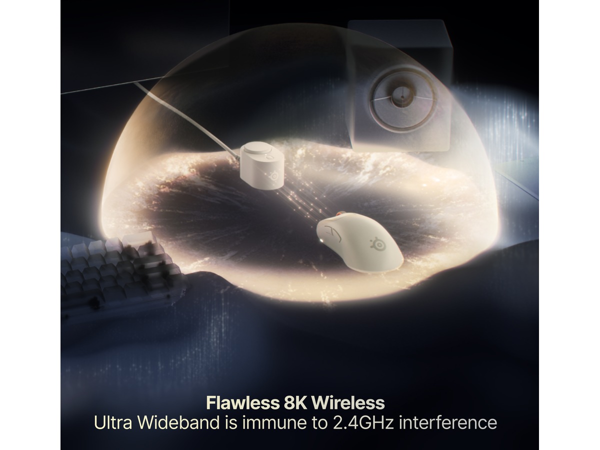 SteelSeries Rival Pro Wireless Mini (sort) Gamingmus