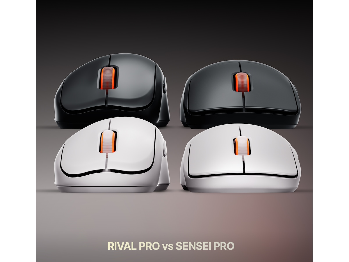 SteelSeries Rival Pro Wireless Mini (sort) Gamingmus