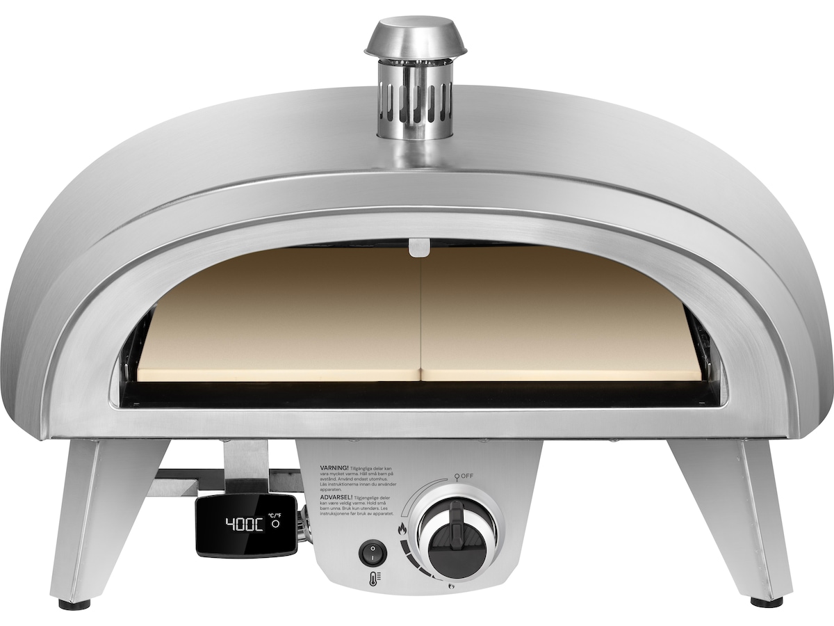 Gass pizzaovn 8kW 45cm rustfritt stål -B-Grade Demo hjem & fritid