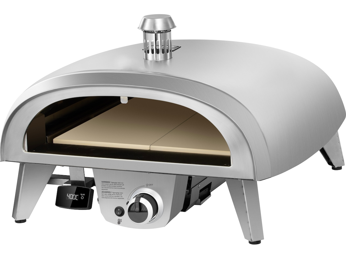Gass pizzaovn 8kW 45cm rustfritt stål -B-Grade Demo hjem & fritid