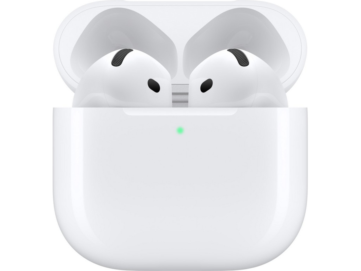 Apple AirPods 4 med støyreduksjon trådløse ørepropper, in-ear (hvit) -B-Grade Demo headset
