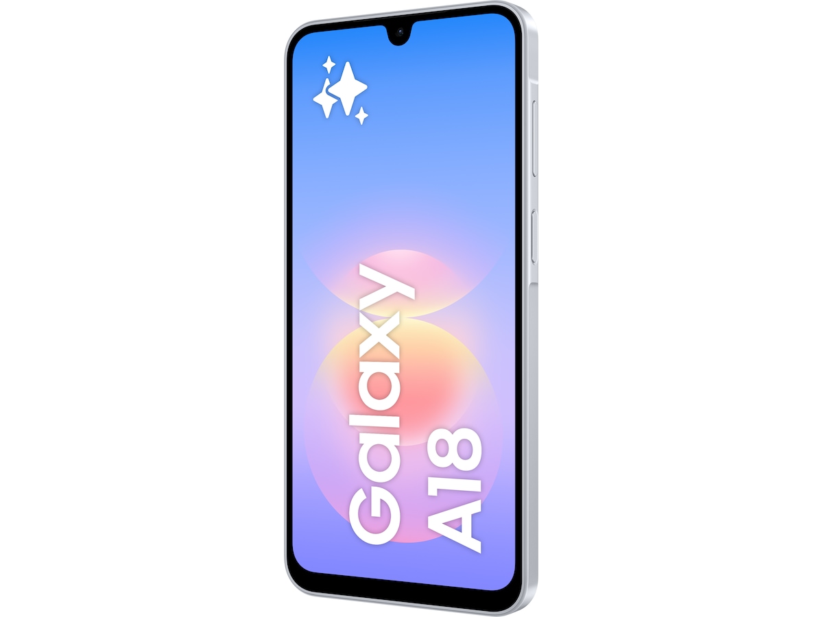 Samsung Galaxy A18 LTE 128GB (sølv) Mobiltelefoner